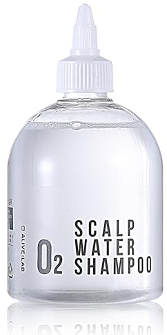 ALIVELAB O2 Scalp Water Shampoo for Sensitive Scalp, Itchy, Anti Dandruff, Deep Cleansing and Soothing, Hair Care, Scalp cleanser, Water Type, Liquid shampoo, Silicone-Free 11.83 fl oz