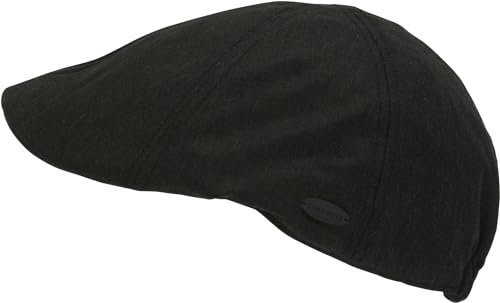 CHILLOUTS Kapolei Hat - Stilvolle Schiebermütze Herren Sommer, Leichte Flatcap, Hochwertige Schiebermütze Herren, Perfekte Passform, schwarz, S-M
