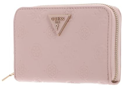 GUESS JENA Zip Around Wallet M Pale Pink Logo