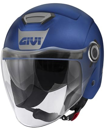 GIVI casco jet 12.5 blu H125BB50958 taglia M