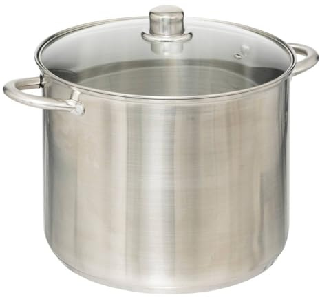 5five - cacerola de acero inoxidable de 13l con tapa