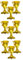 Alasum 9 Stk Abschluss Dekoration Ballon in Trophäenform Glückwunschballons Trophäenballon Herzlichen Glückwunsch Ballon Ballons Geburtstag Partyballons Grad Ballon Aluminiumfolie