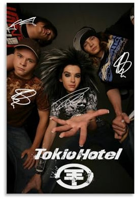 Gufatoo Tokio Poster, Hotel, Rockband, Musik, Vintage-Cover, Musikposter für Zimmer, ästhetische Leinwand, Wandkunst, Schlafzimmerdekoration, 30 x 45 cm