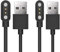 MBROS Compatibile per Cavo USB Compatibile per zaisia Smartwatch Orologio Intelligente Uomo Donna 1,91'' QS28 (2 Pack)