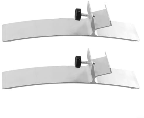 Gdfnmogo 2 patas de soporte para panel de calefacción infrarroja, patas de soporte de calentador infrarrojo para paneles de calefacción infrarrojos, se adapta a placas de calefacción de 16 a 22 mm