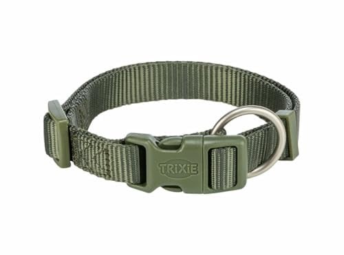 TRIXIE Premium-Halsband, L-XL, 40–65 cm/25 mm, Olivgrün
