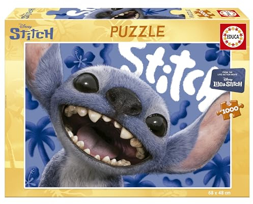 Educa - Puzzle 1000 Teile für Erwachsene | Lilo & Stitch | 68 x 48 cm | ab 14 Jahren (20277)