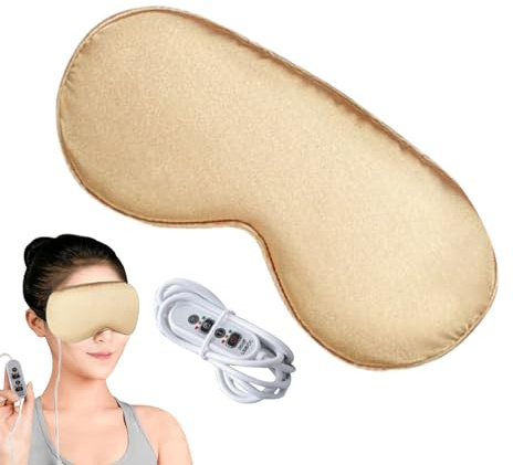 Beheiztes Auge – Dampf-Okular mit 3 Wärmestufen, leichter Schlaf | beruhigende Wärme für das Spa auf Flugreisen, Meditation, Entspannung, Stressabbau