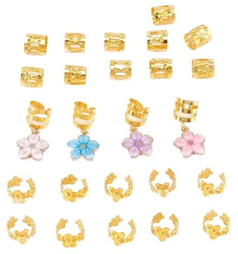 240 Stück Legierungs-Gänseblümchen-Blumen-Zopf-Haarspangen, dekorative Hip-Hop-Haarnadeln, Geschenke, Partys, Ringe und Zubehör for den täglichen Gebrauch FüR ZöPfe