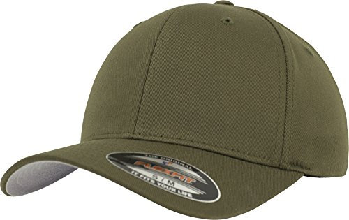 Flexfit Unisex-Erwachsene Wooly Combed 6277 Mütze, Grün (buck), XS/S