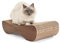CanadianCat Company | XXL Satellite 2.0 Lounge | wallnuss braun | Kratzmöbel, Kratzbrett | Katzen Pappe +Katzenminze | ca. 76 x 24 x 15 cm