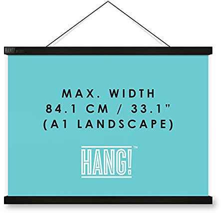 Luckies of London LUKHG Porte-affiche Hang Noir