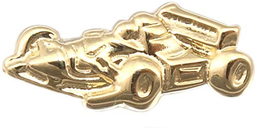 Herrenohrring Gold 585 Formel 1 Rennauto Ohrstecker Stecker 14 Karat für Herren