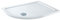 Milano Lithic White Low Profile Left Hand Offset Quadrant Shower Tray - 900mm x 760mm