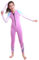 ZCCO Kids Neoprenanzug, 2,5 mm Neopren-Thermo-Badeanzug, Jugend-Badeanzug für Jungen und Mädchen Wärmeanzug mit Langen Ärmeln zum Tauchen, Schwimmen, Surfen … (Rosa, L)