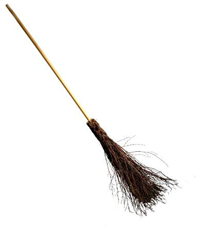Traditional Besom Broom Witches Broomstick Garden Leaf Sweeping Halloween 369