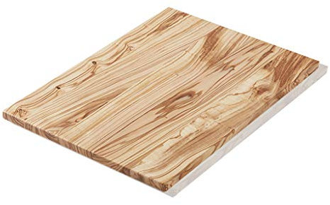 DSISI Chopping Board Olive Wood Cutting Board Household Solid Wood Fruit Knife Board 2.5cm Thick Kitchen Cutting Board for Vegetables Cheese Meat