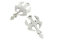 L1FE5G Bijoux Charms Artisanat Artisanat Artisanat Perles Fournitures L1FE5G Hache Croix Argent vieilli