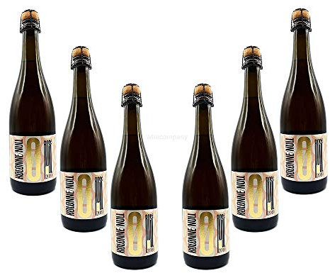 Kolonne Null 6er Set Alkoholfreier Rose Rosé PRICKELND mit Korken 6x 0,75L