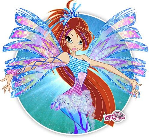 Standard-Oblaten für Dekorationen und Kuchen zum Thema WINX (Modell 8)