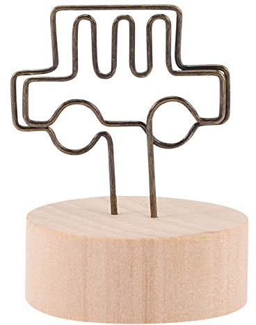 Gadpiparty Wedding Decoration 12 Pack Sü?e Grundname Place Kartenhalter Rustikaler Eisendraht Bild Picks Clip Halter Schreibtischst?nder für Memo- Papier- Notfoto- Clip Hochzeitsnummer Weihnachtsdeko