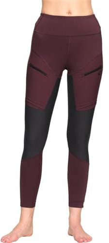 Kari Traa W Ane Hiking Tights Lila - Sportive funktionelle Damen Wanderleggings, Größe S - Farbe Syrup