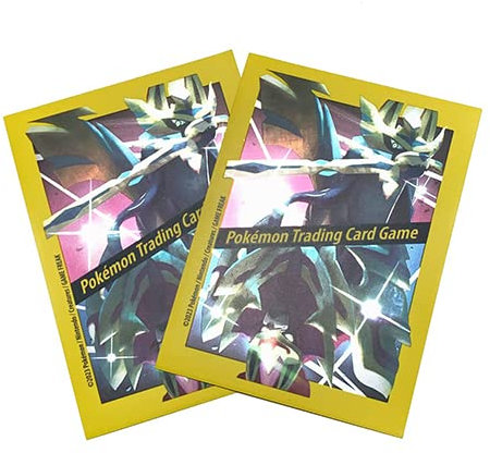 Pokémon Collectible Trading Card Protective Sleeves - 65 Total - Shiny Zacian & Zamazenta - Crown Zenith