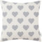 TOM TAILOR Zierkissenh??lle ohne F??llung Hearts grau Gr???e 45x45cm