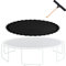 AHDFY Trampolin Sprungtuch ø 305/366/396/427/488 cm, Sprungtuch Trampolin, Kinder Outdoor Trampolin Zubehör Ersatzteile, Gartentrampoline Jumping Mat Replacement, 8 Times Sewed, Anti-UV,244cm 48 Rings