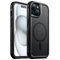 JETech Case for iPhone 15 6.1-Inch Compatible with MagSafe, Heavy Duty Dual-Layer Rugged Protection, Shockproof Protective Tough Phone Magnetic Cover (Black)