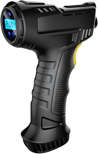 120W Wireless Car Air Compressor Handheld USB Rechargeable Tire Inflator Digital Display Inflatable Pump Pressure Gauge Car Accessories Tire Inflator