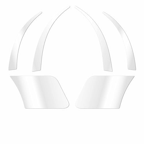 JAWERK Steinschlagschutzfolie für Porsche 944 Kotflügel - 6tlg - TRANSPARENT Klar Seitenteil, Lackschutz, Kratzschutz, Selbstklebend, Autofolie