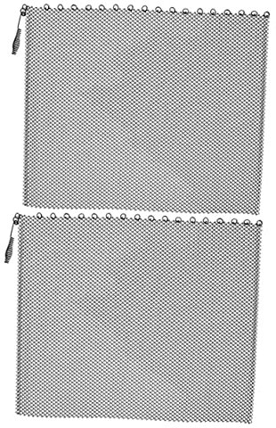 2st Maschensiebe Für Kamine Kamingittervorhang Außenjalousien Kaminteile Herd Funken Schutzvorhänge Outdoor-zubehör Kamingittervorhänge Kaminplatte Bildschirm Mesh-panel Eisen
