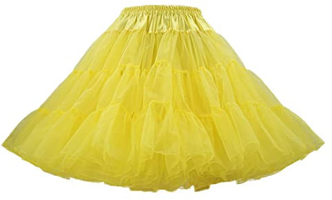 HHOP tüllrock weiß tüllrock mit Lichterkette Karneval Karneval Kostüm Damen Tüllrock Damen 50er Rockabilly Petticoat Tutu Unterrock Karneval Kostüm Kurz Ballet Firt Tulle Ballkleid Zubehör