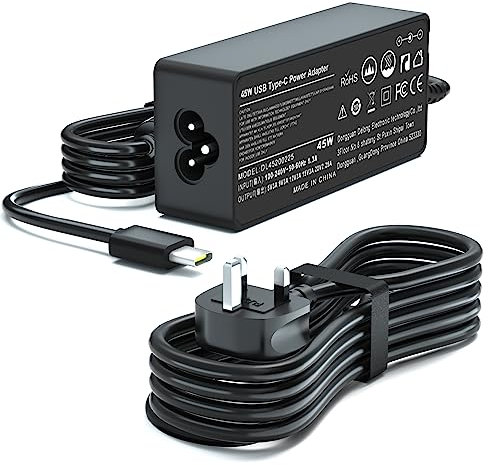 45W USB C Laptop Charger for Lenovo Chromebook 100e 300e 500e Series, Acer, HP, Asus, Dell, Samsung and More Type-C Power Supply