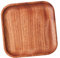 F Fityle Bandeja de Madera para Servir Ensalada, Organizador de Cuencos, Bandeja Decorativa, vajilla, Plato de té y café, Bandeja de Madera para Aperitivos, 13cm x 13cm x 1.5cm