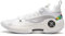 LI-NING Way of Wade 10 Serie Rainbow Herren-Basketballschuhe Futter rutschfest Professionelle Stoßdämpfung Sneaker Sportschuhe Weiß EU 40 1/3