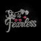 MAYJOYDIY Rhinestone Iron on Transfer, She is Fearless Design with Sunglasses and Lips, 29.7 x 21 cm, Diamond Heat Transfer Sticker Crystal Rhinestone Decals for T-Shirts Bag Jacket DIY Decoration