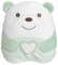Chicco Ours en Peluche, Peluche électronique Douce pour bébé, Rembourrage Souple, 20 Minutes de Musique relaxante et méditative, lumière Douce, Lavable en Machine, 0 Mois et Plus, Vert