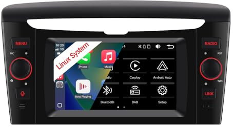 Autoradio per Lancia Ypsilon con Senza fili CarPlay Android Auto Car Radio Bluetooth Mirrorlink AUTO stereo Schermo tattile Stereo in plancia Auto con HiFi FM RDS Canbus