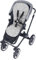 Priebes Sitzauflage Kinderwagen - Ergonomische, Zweiseitig Verwendbare Sitzauflage Buggy - Baumwollstoff & Mesh, Temperaturregulierend, Waschbar, Größe 32x80 cm, Buggy Einlage