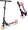 SUOTU Roller Kinder mit 145 mm Rollen, Scooter mit 2 LED Rädern für 3-12 Jahren, Zusammenklappbarer, Höhenverstellbarer, Cityroller for Boys and Girls (Schwarz und Rosa)