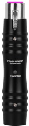 MIC Booster P1 1 - Amplificador de micrófono dinámico compacto con preamplificador de alta calidad + 25 dB (P1-ONE)