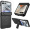 Case for Motorola Razr 2025 Case/Razr 2024 Phone Case Full Body Shockproof for Moto Razr 50/60 with Built-in Outer Screen Protector & Hinge Protection [Not Fit Razr Plus 2024/2025] (Spiral -Black)