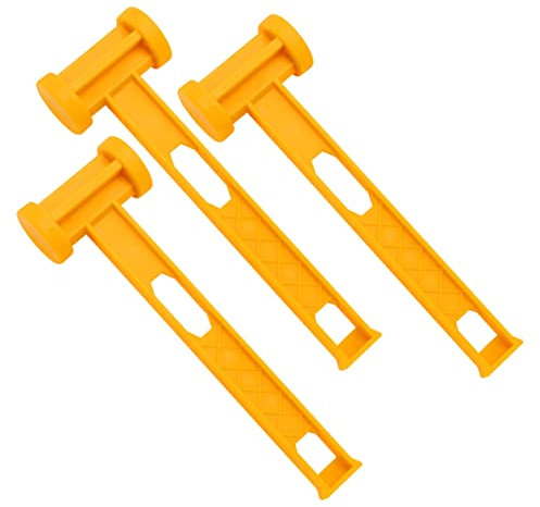 Milisten 3 Stück Teiliges Zelthering Hammer Leichter Praktischer Camping Hammer Robustem für Outdoor Aktivitäten für Zelten Wandern und Survival