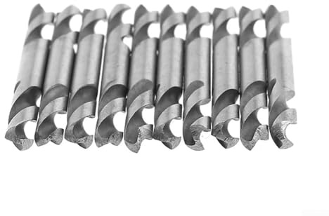 Doppelendbohrer HSS6542 Spiralbohrer 3 2 mm 4 2 mm 5 2 mm Bohrer für Metallarbeiten einschließlich Kupfer, Gusseisen, Aluminium, Edelstahl (4,2 mm), 10 Stück