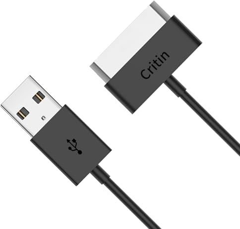Critin 3.3FT USB Ladekabel 30-Pin | für iPhone 4/4S, iPhone 3G/3GS, iPad 1/2/3, iPod Classic/Nano/Touch, schnelles Laden und Synchronisieren von Daten (1 m)