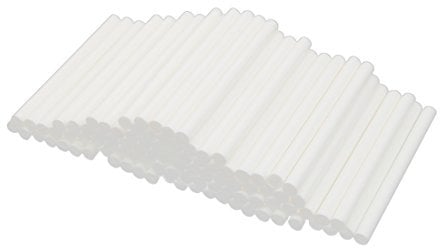 Sourcingmap 100pcs 100mmx7mm Milky White Hot Melt Glue Adhesive Stick for Heating Gun