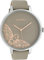 Oozoo Damenuhr mit Lederband Libelle XXL 48 MM Taupe/Taupe C10077
