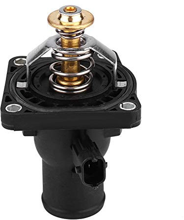 Aramox Car Thermostat & Housing,OE 55564891 Plastic+Metal Engine Coolant Thermostat with Housing Replacement